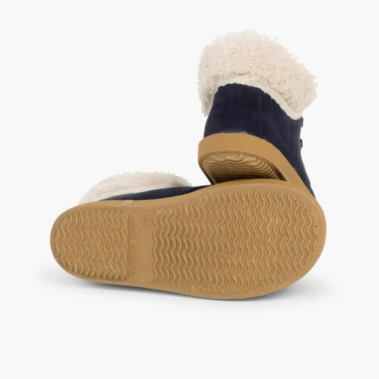 Menino Pisamonas Botas Crianca Rebordo Tipo Pelo