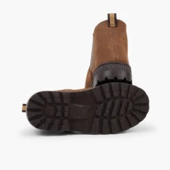 Menina Pisamonas Botas Crianca Sola Track Com Elastico