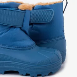 Menina Pisamonas Botas De Neve Forro Felpudo Fecho Aderente