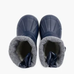 Menina Pisamonas Botas De Neve Verniz Forro Pelo Fecho Ajustavel