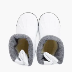 Menina Pisamonas Botas De Neve Verniz Forro Pelo Fecho Ajustavel