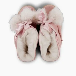 Menina Pisamonas Botas Estilo Esquimo Menina Com Pompons