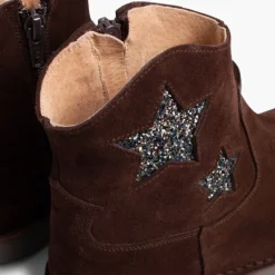 Menina Pisamonas Botas Estrelas Menina E Mulher Com Fecho-Eclair