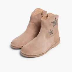 Menina Pisamonas Botas Estrelas Menina E Mulher Com Fecho-Eclair