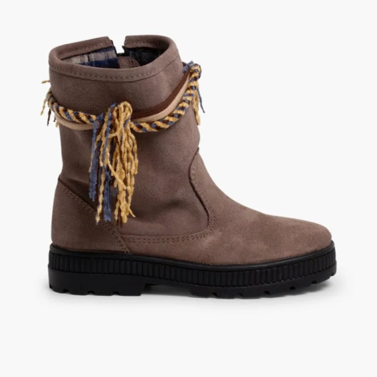 Menina Pisamonas Botas Hippies De Inverno Para Menina