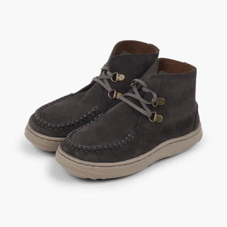 Menino Pisamonas Botas Kiowa Atacadores Sola Antiderrapante