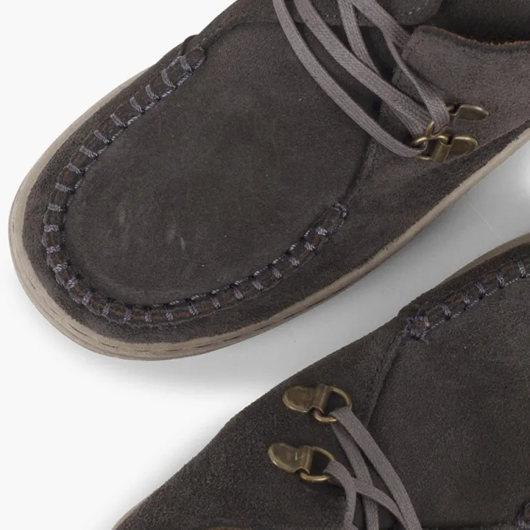 Menino Pisamonas Botas Kiowa Atacadores Sola Antiderrapante