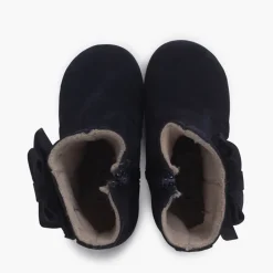 Menina Pisamonas Botas Menina Camurca Laco Lateral Grande
