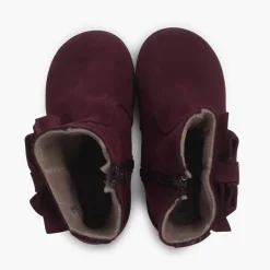 Menina Pisamonas Botas Menina Camurca Laco Lateral Grande