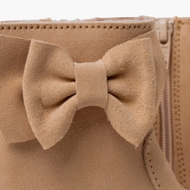 Menina Pisamonas Botas Menina Camurca Laco Lateral Grande