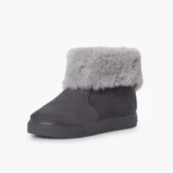 Menina Pisamonas Botas Menina Cano Dobrado Pelo