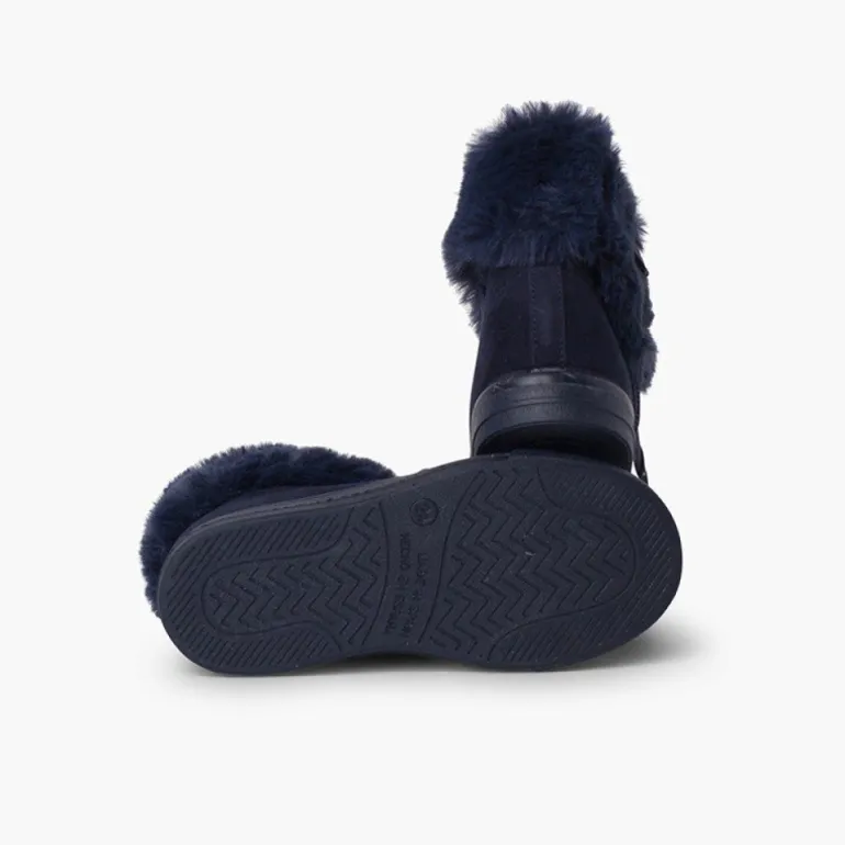 Menina Pisamonas Botas Menina Cano Dobrado Pelo