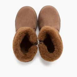 Menina Pisamonas Botas Menina Cano Dobrado Pelo