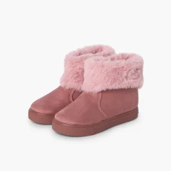 Menina Pisamonas Botas Menina Cano Dobrado Pelo