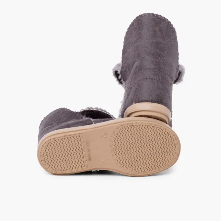 Menina Pisamonas Botas Menina Estilo Australianas Abertura Lateral