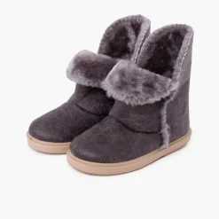 Menina Pisamonas Botas Menina Estilo Australianas Abertura Lateral