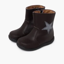 Menina Pisamonas Botas Menina Estrela Pele Lavavel