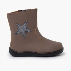 Menina Pisamonas Botas Menina Estrela Pele Lavavel