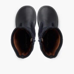 Menina Pisamonas Botas Menina Pele E Camurca Berloques