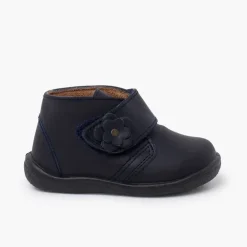 Menina Pisamonas Botas Menina Pele Lavavel Flor