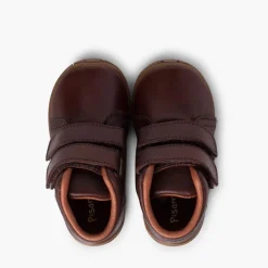 Menino Pisamonas Botas Pele Meninos Duplo Fecho Biqueira Reforcada