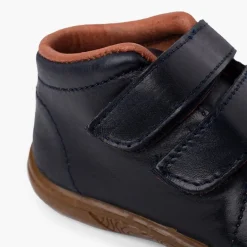 Menino Pisamonas Botas Pele Meninos Duplo Fecho Biqueira Reforcada
