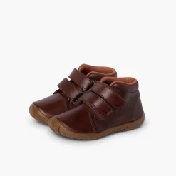 Menino Pisamonas Botas Pele Meninos Duplo Fecho Biqueira Reforcada