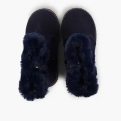 Menina Pisamonas Botas Pelo Meio Cano Com Fecho-Eclair