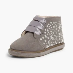 Menina Pisamonas Botas Primeiros Passos Com Estrelas