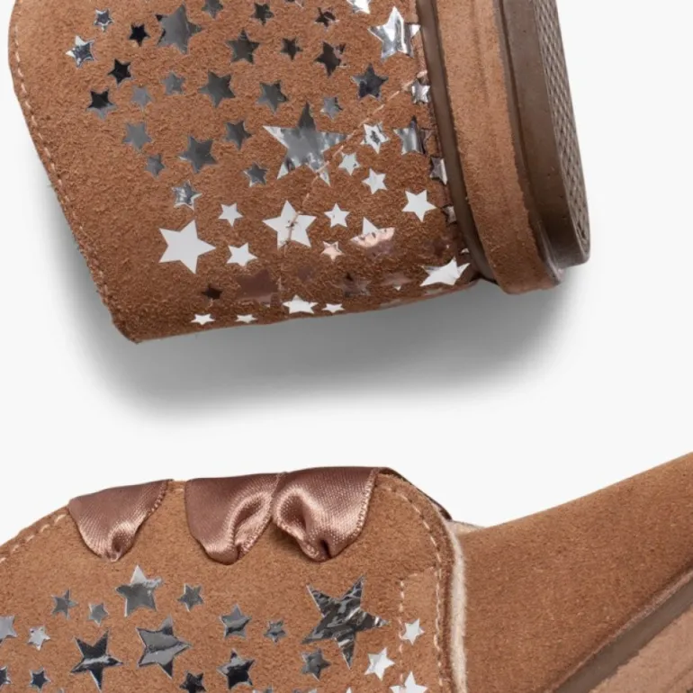 Menina Pisamonas Botas Primeiros Passos Com Estrelas