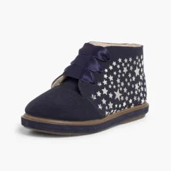 Menina Pisamonas Botas Primeiros Passos Com Estrelas