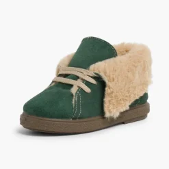 Menina Pisamonas Botas Quentinhas Cano Dobrado Para Criancas