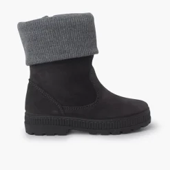 Menina Pisamonas Botas Rebordo La Crianca