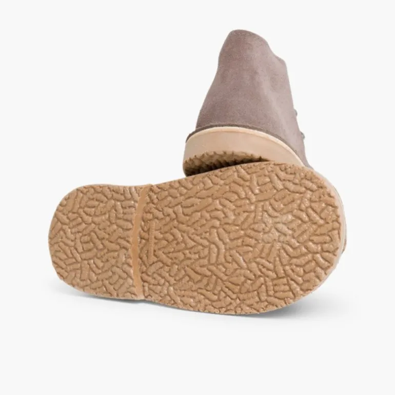 Mulher Pisamonas Botas Safari Com Atacadores