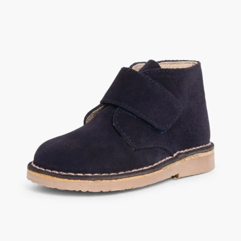 Menina Pisamonas Botas Safari Com Tiras Aderentes