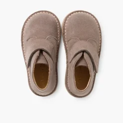 Menina Pisamonas Botas Safari Com Tiras Aderentes