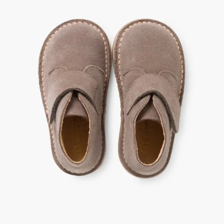 Menina Pisamonas Botas Safari Com Tiras Aderentes