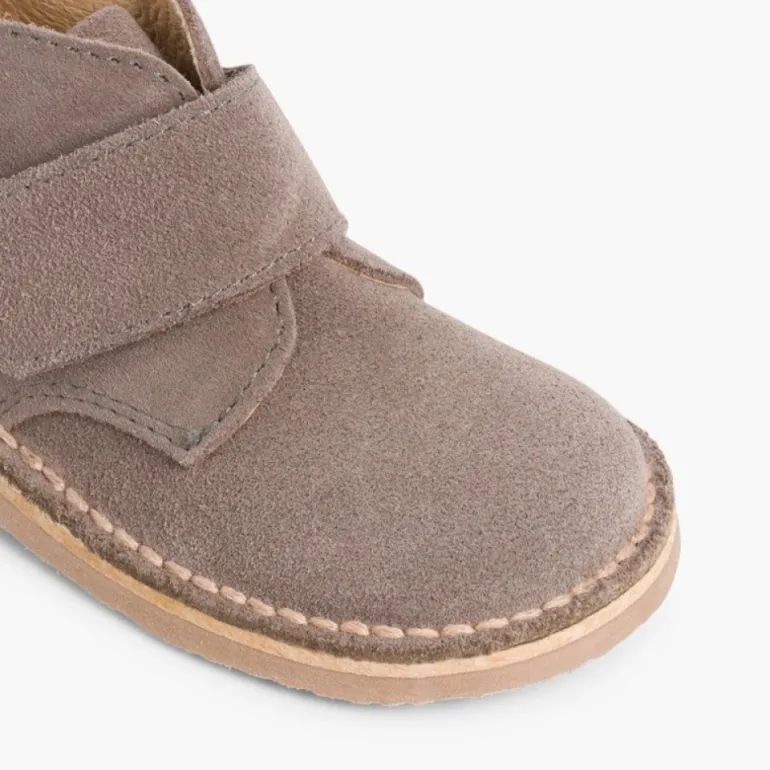 Menina Pisamonas Botas Safari Com Tiras Aderentes