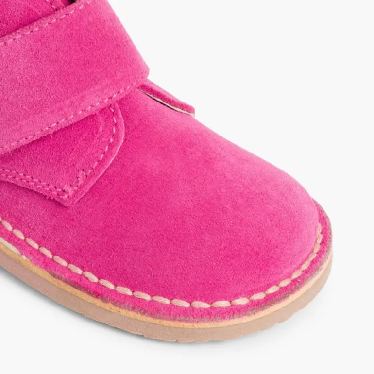 Menina Pisamonas Botas Safari Com Tiras Aderentes
