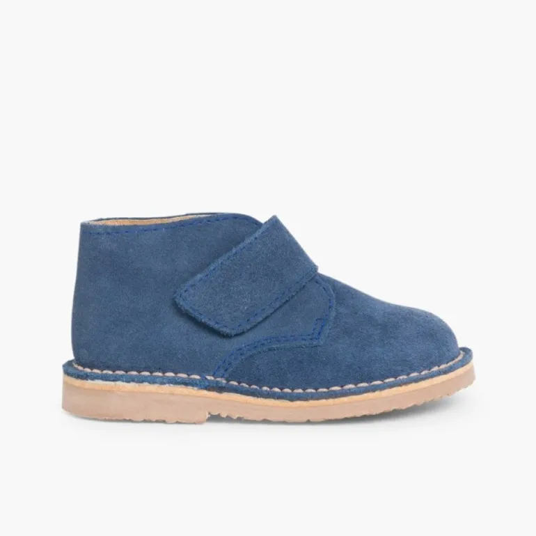 Menina Pisamonas Botas Safari Com Tiras Aderentes