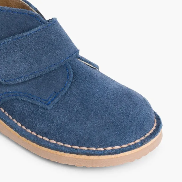 Menina Pisamonas Botas Safari Com Tiras Aderentes