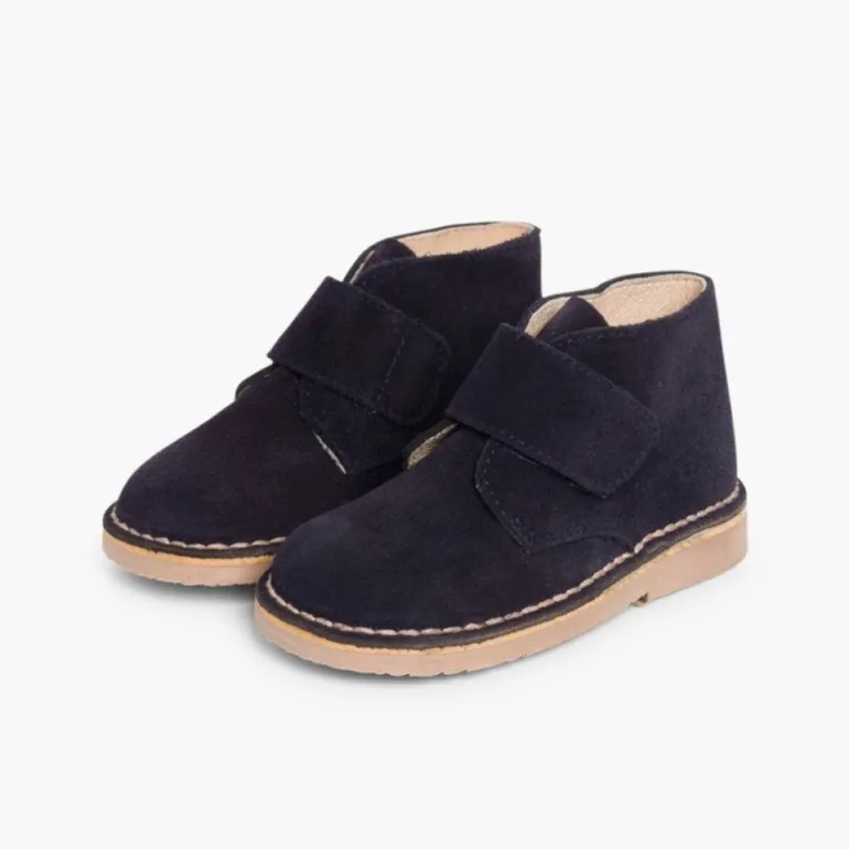 Menina Pisamonas Botas Safari Com Tiras Aderentes