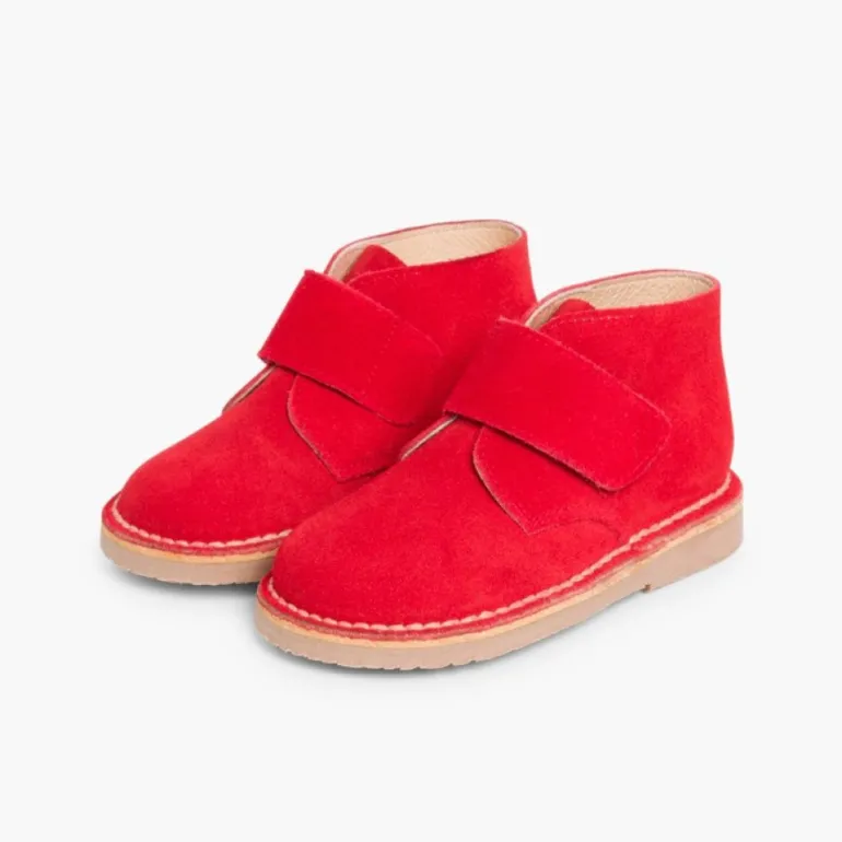 Menina Pisamonas Botas Safari Com Tiras Aderentes