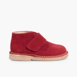 Menina Pisamonas Botas Safari Com Tiras Aderentes