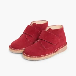Menina Pisamonas Botas Safari Com Tiras Aderentes