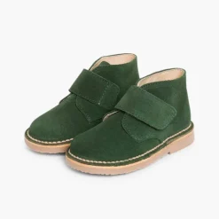 Menina Pisamonas Botas Safari Com Tiras Aderentes