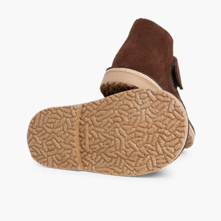 Menina Pisamonas Botas Safari Com Tiras Aderentes
