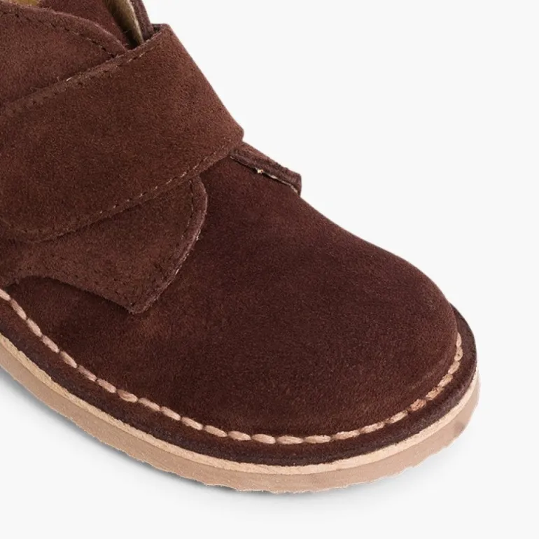 Menina Pisamonas Botas Safari Com Tiras Aderentes
