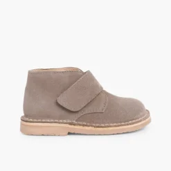 Menina Pisamonas Botas Safari Com Tiras Aderentes