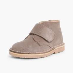 Menina Pisamonas Botas Safari Com Tiras Aderentes
